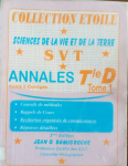 Annales SVT Tle D Sujets et Corrigés vignette